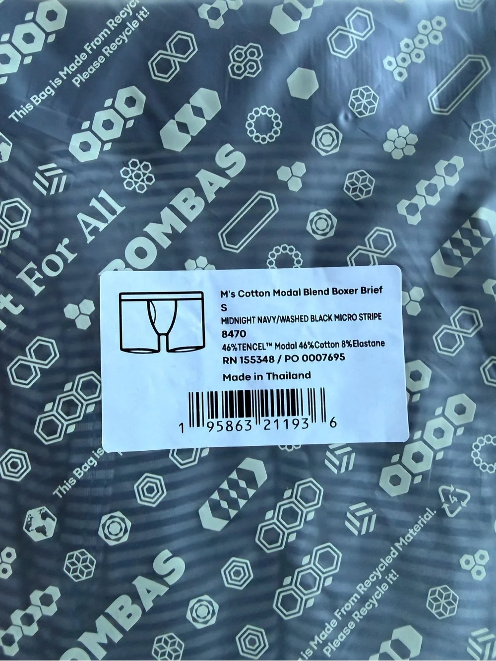 NWT - Men’s assortment of 7 boxer briefs / size Small, 6” leg - 50% off retail!